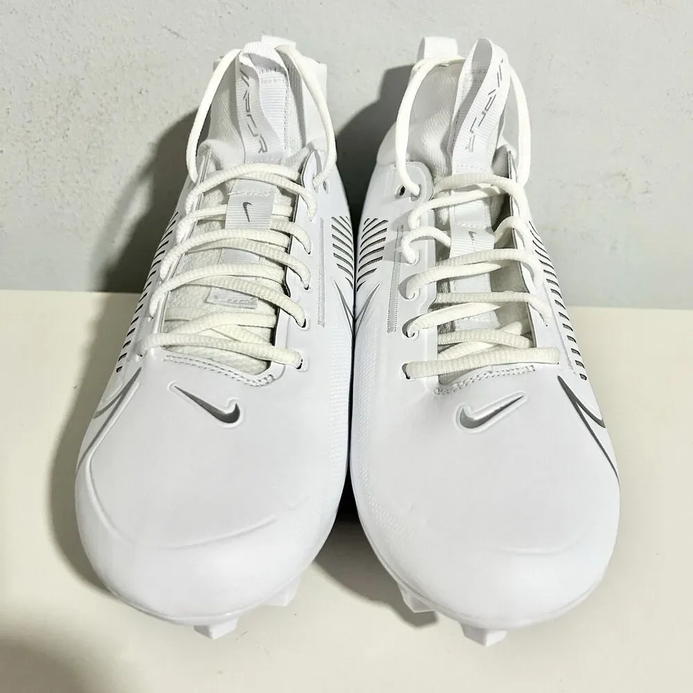 Nike Vapor Edge Pro 360 2 “White Silver” Men’s Size 11.5 Football Cleats